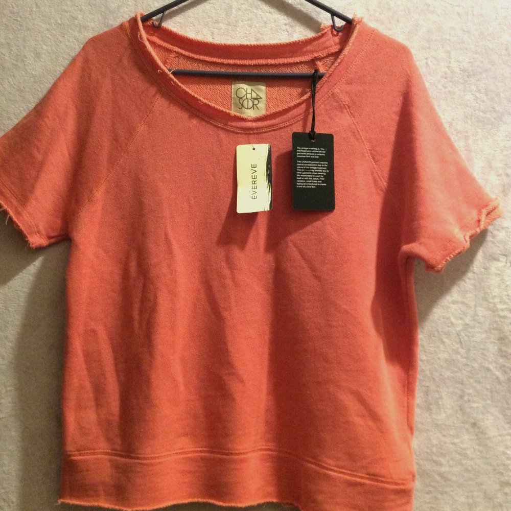 Orange sweatshirt Tee
